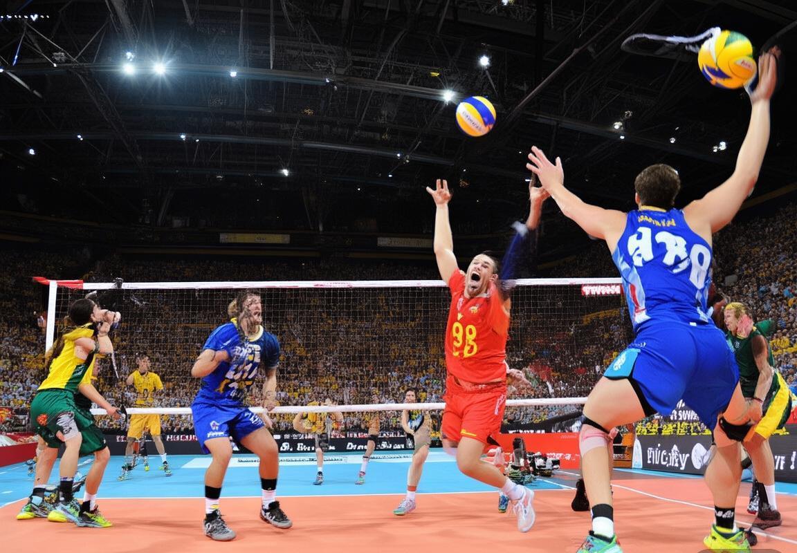 巴西塞尔维亚巅峰对决：排球激情战报(图3)